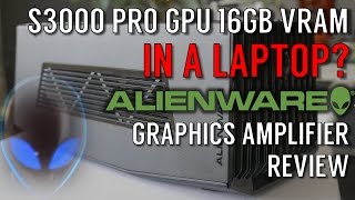 3000 Workstation 16GB VRAM GPU in a laptop Alienware Graphics Amplifier Review [upl. by Azaria868]