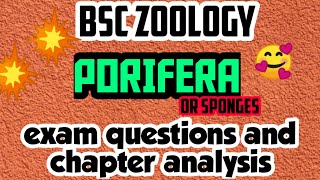 BSC ZOOLOGYPORIFERAPARAZOAFULL ANALYSISEXAM QUESTIONSIN മലയാളം [upl. by Johansen]