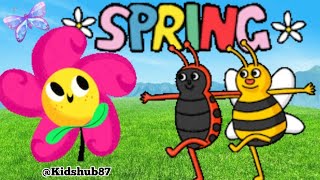 Spring Song  Seasons Poem Nursery Rhymes and Kids Songs  Fun Learning for kids  For Preschooler [upl. by Claretta]