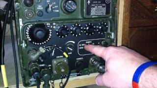 The Clansman VRC321 Military Radio run through HD  M0VST [upl. by Refinnaej]