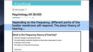 Psychology A11 720 Place theory of Hearing [upl. by Lukash801]