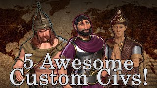 Civ 6 mods  Top 5 Custom Civ mods you NEED to try in Civilization 6 Gathering Storm [upl. by Aihselat]