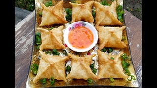 Crab Rangoon  Cream Cheese Wontons  Recipe [upl. by Salvador793]