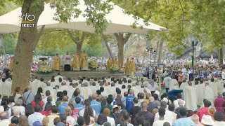 Messe de lAssomption à Lourdes 15 août 2022 [upl. by Conny238]