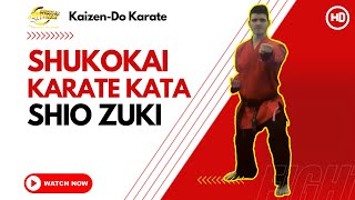 Shukokai Karate Kata  Shio Zuki [upl. by Malva785]