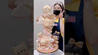 Kuenya jatuh mulu nih cake cakedecorating kueulangtahun lionicake [upl. by Eitsym]