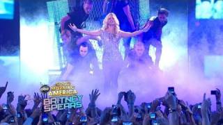 Britney Spears Performs Hold it Against Me on GMA 032911 [upl. by Aelak]