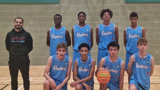 Raptors u16 vs Blackhawks Surrey CVL [upl. by Noj]