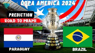 Paraguay vs Brazil Copa America 2024 Football Match Preview [upl. by Rotkiv]