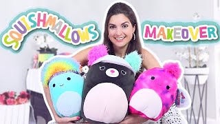 SQUISHMALLOWS MAKEOVER  Customizing PLUSHIES [upl. by Ramberg76]