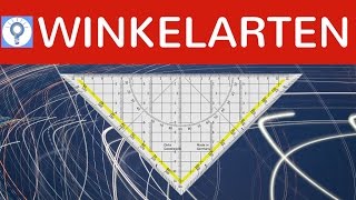 Winkelarten Übersicht  Nullwinkel spitzer rechter stumpfer überstumpfer Winkel Vollwinkel [upl. by Atsocal]