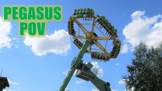 Pegasus POV PowerLand Technical Park Inverting Ride  NonCopyright [upl. by Agripina]