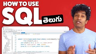 Learn SQL and Analyze Data  Complete Telugu Tutorial with Sample Queries [upl. by Lad]