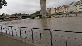 15092024 Görlitz 9 Uhr 🌊 Hochwasser an der Lausitzer Neiße [upl. by Adrian]