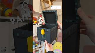 Painting the INSIDE of my minecraft ender chest 👁️✨ [upl. by Zysk737]