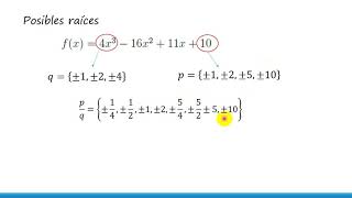 Polinomio con Raíces racionales [upl. by Ingelbert]