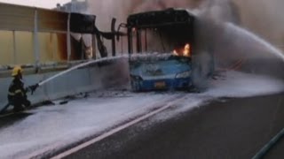 China bus fire 47 people killed in blaze in Xiamen Fujian Province [upl. by Viscardi]