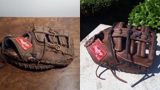 Rawlings Softball First Base Mitt Relace [upl. by Aik]