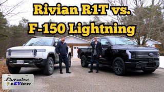 Rivian R1T vs Ford F150 Lightning [upl. by Glendon929]