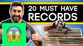 Top 20 Records You Need For Your Vinyl Collection  Essential Albums To Own Rock Jazz Rap Indie [upl. by Buiron]