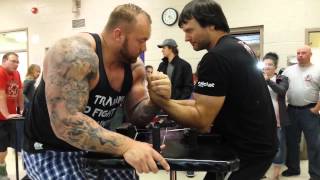 Devon Larratt vs Game of Thrones The Mountain [upl. by Kale]