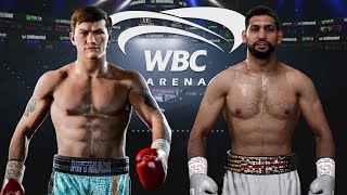 Ricky Hatton vs Amir Khan  Undisputed ESBC Gameplay [upl. by Oirretno]