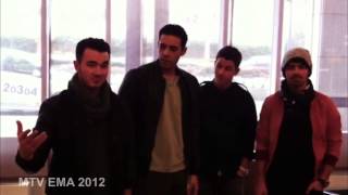 Ahmed Soultan amp Jonas Brothers Saying quotChokranequot To Moroccan fans [upl. by Dailey]