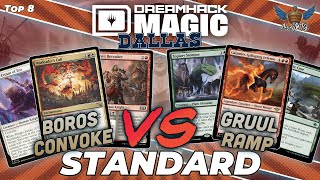 Boros Convoke vs Gruul Ramp  MTG Standard  Dreamhack Dallas Regional Championship  Top 8 [upl. by Studner]