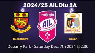 Buccs V Navan  Dec 2024 [upl. by Forlini611]