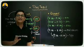 Best time table for both RegularDummy students 🔥ft Sachin sir 🙏🏻 Best NEETJEE Timetable  iit [upl. by Hawk]