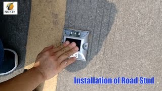 Installation of Road Stud [upl. by Hcir432]