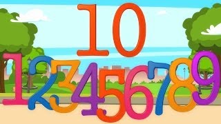 Ten Little Numbers  Learning Videos For Babies  Preschool Rhymes [upl. by Nathanil]