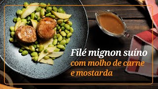 RECEITA SABOROSA COM MEDALHÃO DE FILÉ MIGNON SUÍNO [upl. by Carper]