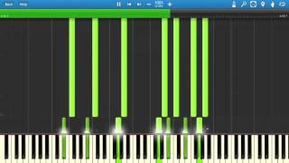 Uldah Night theme  Final Fantasy XIV ARR  Piano Tutorial  Synthesia [upl. by Segal]