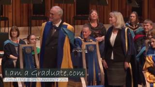 John Cleese receives honorary degree at The Open University [upl. by Etnad]