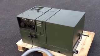 22 kW 230V BUNDESWEHR DIESEL STROMERZEUGER HATZ STROM GENERATOR NOTSTROM STROMAGGREGAT SILENT BW [upl. by Nevaeh]