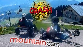 Mountaincart in Oberstdorf Germany  Crash inclusive [upl. by Uda689]