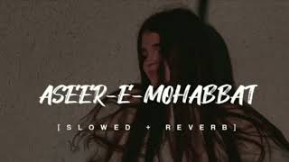 ASEER  E  MOHABBAT   SONG  SLOWED amp REVERB  LOFI  LYRICS  Base beater [upl. by Fanny]