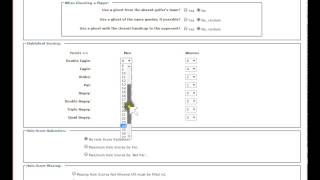 Stableford Scoring League Parameters [upl. by Ertemed]