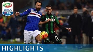 SampdoriaSassuolo 13  Highlights  Matchday 15  Serie A TIM 201516 [upl. by Rafferty]