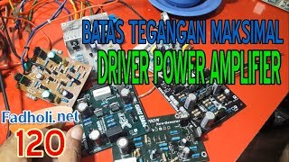 Tegangan Maksimal Driver Power Amplififer [upl. by Yendirb]