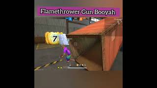 Flamethrower Gun Booyah Gameplay 🤘shorts ff newshorts viralshort gaming [upl. by Atwekk]