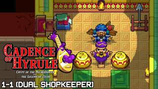 11 Combat  Dual Shopkeeper  Cadence of Hyrule OST [upl. by Lenrad938]