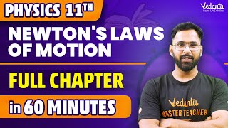 Laws of Motion Full Chapter in 60 Minutes⏳  Class 11 Physics Chapter 4 One Shot  Anupam Sir [upl. by Shere388]