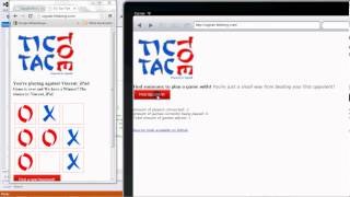 SignalR  NET4  Demo  MoveShape C and TicTacToe game [upl. by Violet]