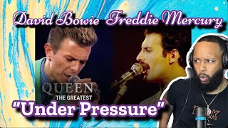 FIRST TIME HEARING  DAVID BOWIE amp FREDDIE MERCURY  quotUNDER PRESSUREquot  REACTION [upl. by Aidnac635]