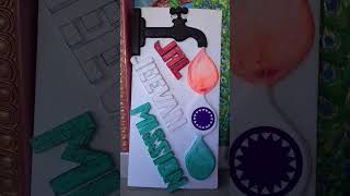 Jal Jeevan mission ytshorts handmade tharmocol [upl. by Nora]