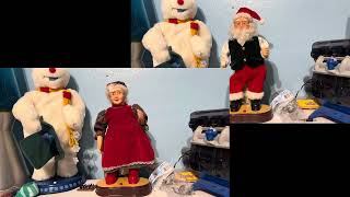 Gemmy Mrs Claus and Santa Claus duet [upl. by Zamir]