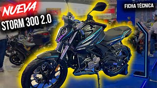 🔥Nueva Vento STORM 300 20 ZX ¿Parece KTM 🤔Primeras impresiones y Ficha técnica 🤩 [upl. by Werdma]