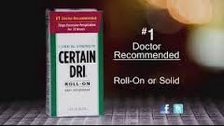 Certain Dri Roll on vs Solid review  Hyperhidrosis amp How to Stop Excessive Sweating [upl. by Jabon413]